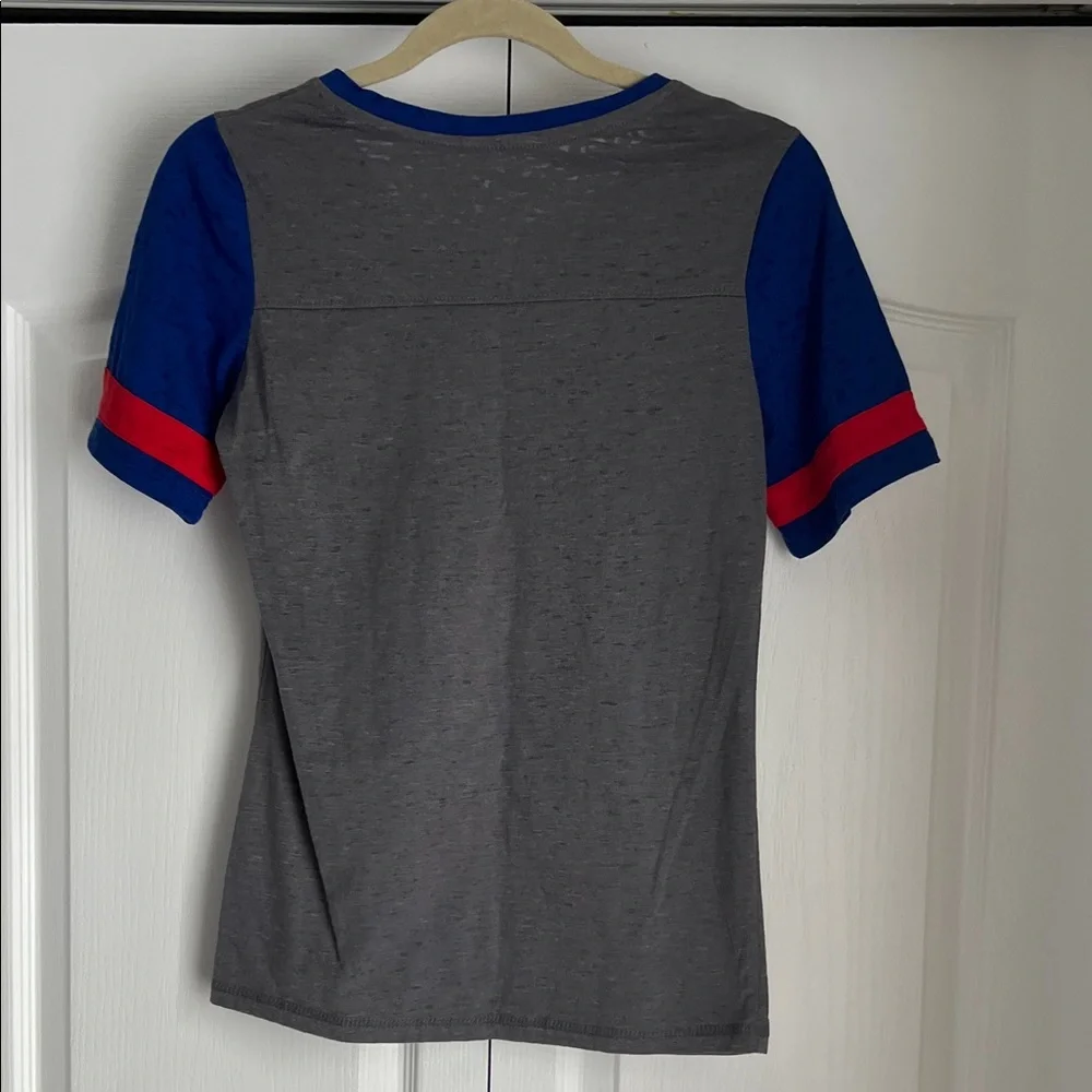 NFL Gray and Blue Buffalo Bills Football Tee - Picture 3 of 4